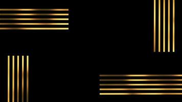 Luxury Motion Graphics  Gold frame background video