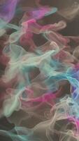 AI generated abstract colorful background with smoke vertical video background