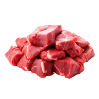 AI generated See Through Raw Meat Presentation png