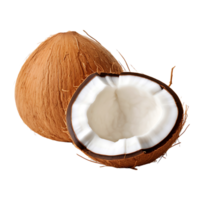 AI generated Transparent Coconut in PNG