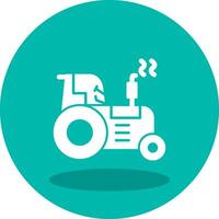 icono de vector de tractor