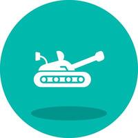 icono de vector de tanque