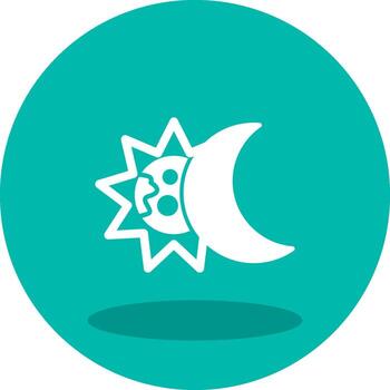 icono de vector de eclipse