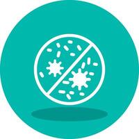 antibacteriano vector icono