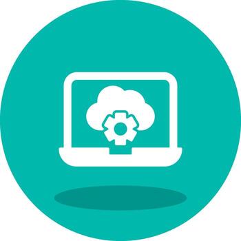 Cloud Computing Vector Icon