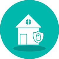 Home Security Vector Icon