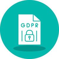 gdpr vector icono