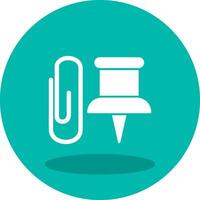 Paper Clip Vector Icon