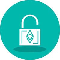 Ethereum UnLock Vector Icon
