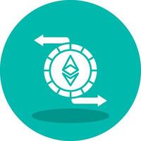 Ethereum Exchange Vector Icon