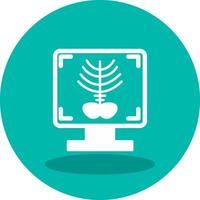X-ray Bone Vector Icon