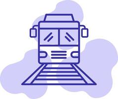 icono de vector de tren