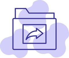 Folder Share Vector Icon