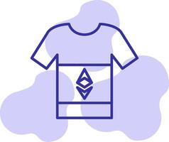 Ethereum Tshirt Vector Icon
