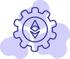 Ethereum Setting Vector Icon
