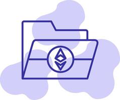 Ethereum Folder Vector Icon