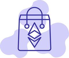 Ethereum Bag Vector Icon