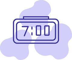 Digital Clock Vector Icon