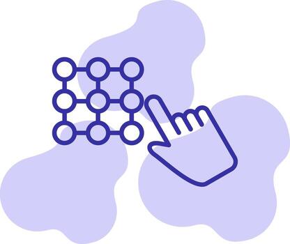 acceso código vector icono