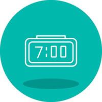 icono de vector de reloj digital