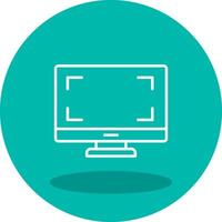 Monitor Vector Icon