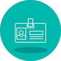 Identity Card Vector Icon