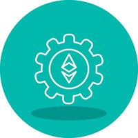 Ethereum Setting Vector Icon