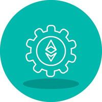 Ethereum Setting Vector Icon