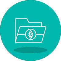 Ethereum Folder Vector Icon