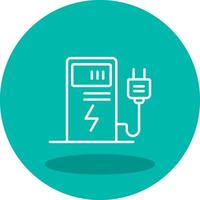 Electric Charge Vector Icon