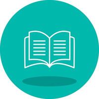 Open Book Vector Icon