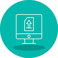 Upload File Vector Icon