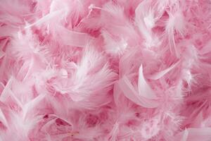 background of pink feathers beautiful tactile soft surfaces and texture photo