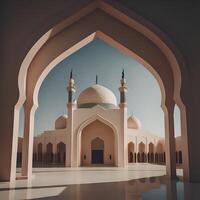 AI generated Mosque Image. photo