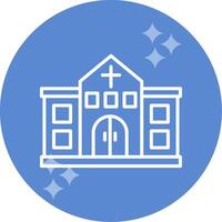 icono de vector de iglesia