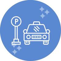 icono de vector de estacionamiento