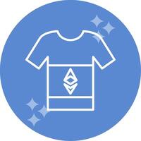 Ethereum Tshirt Vector Icon