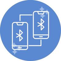 Phone Bluetooth Connected Vector Icon
