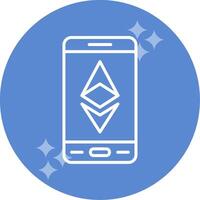 Ethereum Smartphone Vector Icon