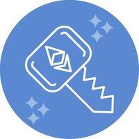 Ethereum Key Vector Icon