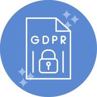 gdpr vector icono