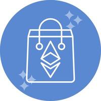 Ethereum Bag Vector Icon