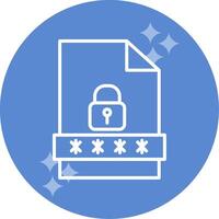 File Password Vector Icon