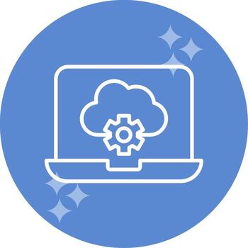 Cloud Computing Vector Icon