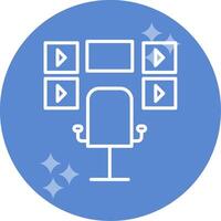 Surveillance Room Vector Icon