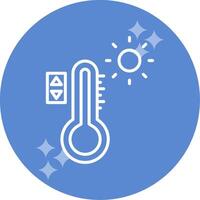 icono de vector de control de temperatura