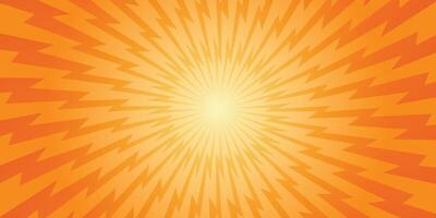 Sunburst zigzag sun shine rays vector illustration for many design purposes.