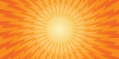 Sunburst zigzag sun shine rays vector illustration for many design purposes.