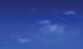 Blue sky cloud copy space vector for background design.