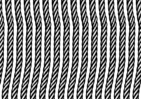 Rope shape black white vector for background design.